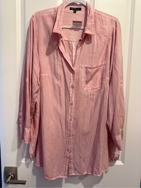 Velvet Heart Pale Pink Button-Down Shirt